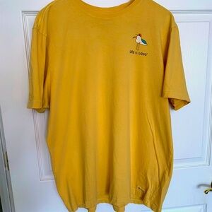 Life Is Good Graphic Tee “The Ocean Is My Home Buoy” men’s T-Shirt